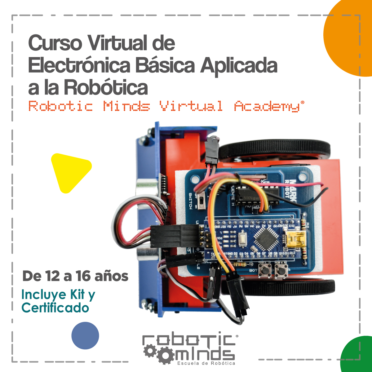 Curso Electrónica Básica Robotic Minds